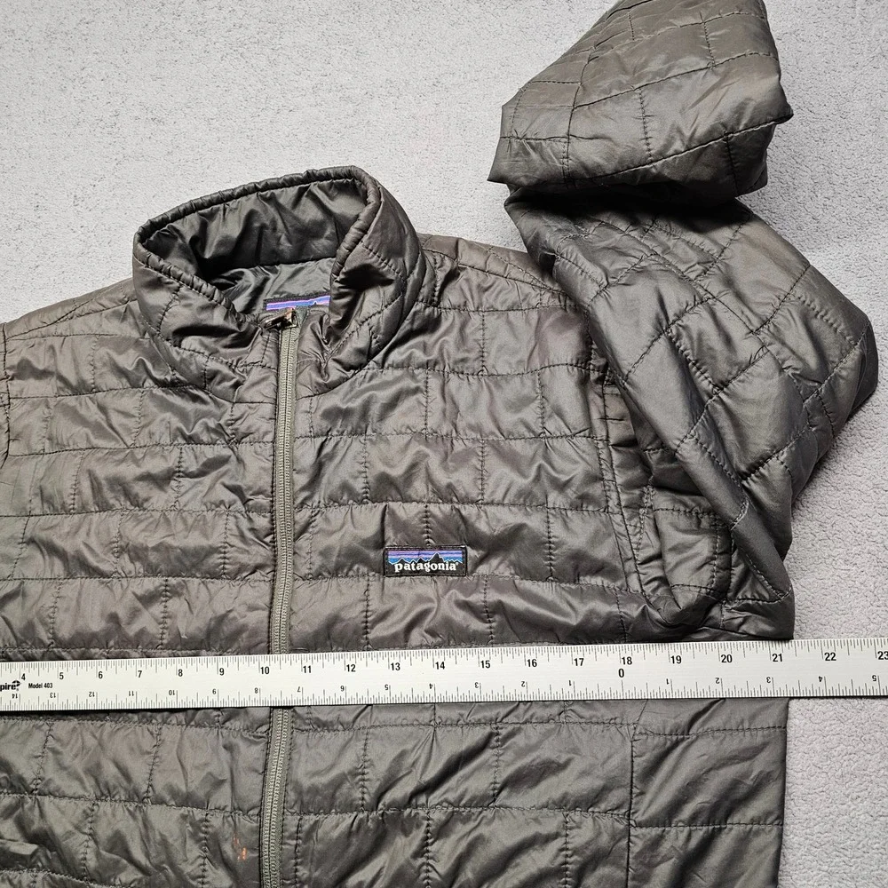 Patagonia Mens Nano Puff Jacket Forge Grey 84212 FA18 PrimaLoft Puffer Size M
